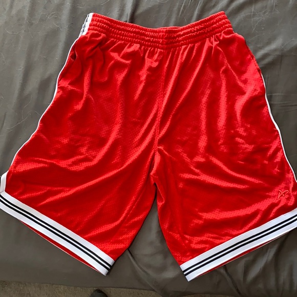 Athletech Shorts Red And White Basketball Shorts Poshmark